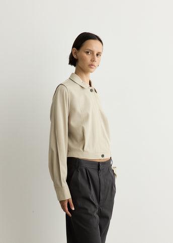 Pinched Shirt Jacket