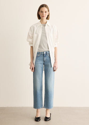 Harlow Low-Rise Ankle Straight Leg Jeans