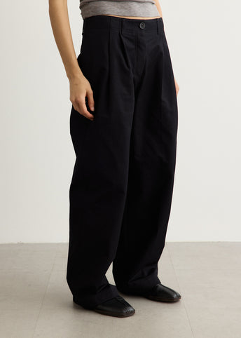 Relaxed Twill Trousers