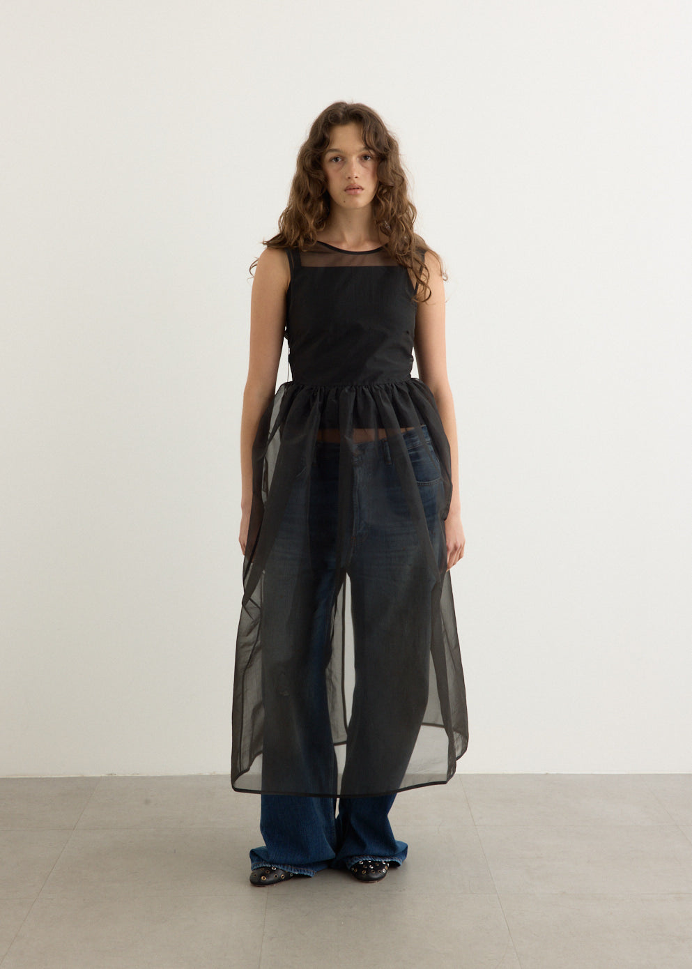 Camilla Sheer Liquid Myrtia Overlay Dress
