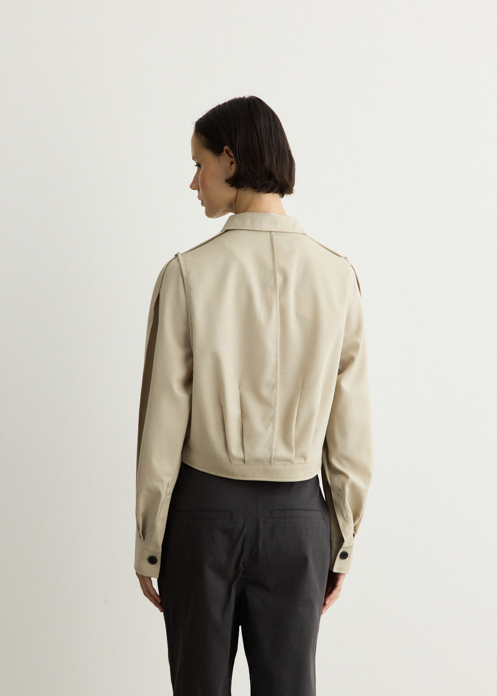 Pinched Shirt Jacket