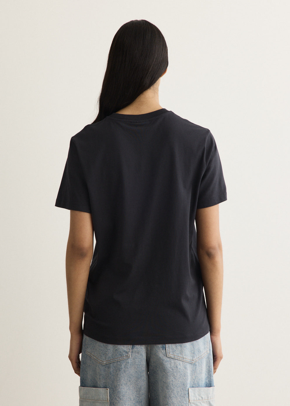 Basic Cotton Jersey Strawberry T-Shirt