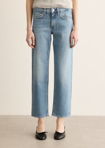 Harlow Low-Rise Ankle Straight Leg Jeans