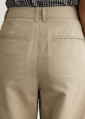 Double Pleated Chino Pants