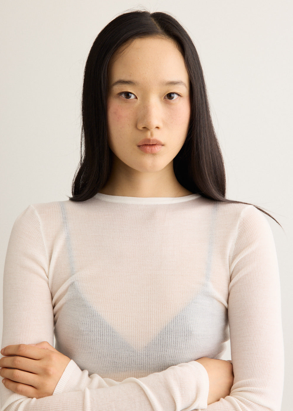 Superfine Merino Wool Long Sleeve Top