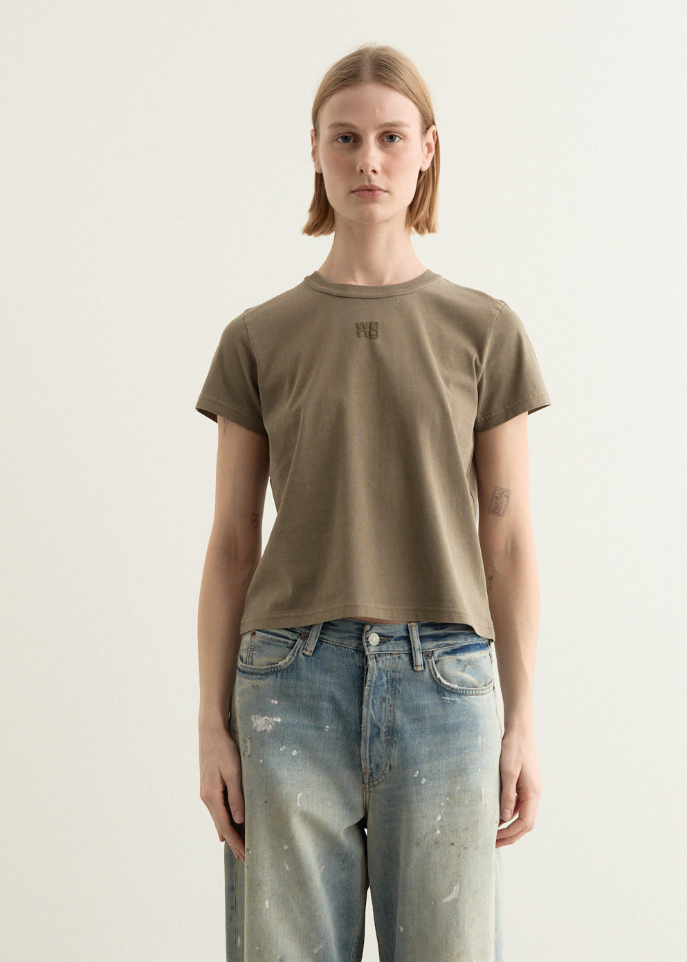 Essential Jersey Shrunken T-Shirt