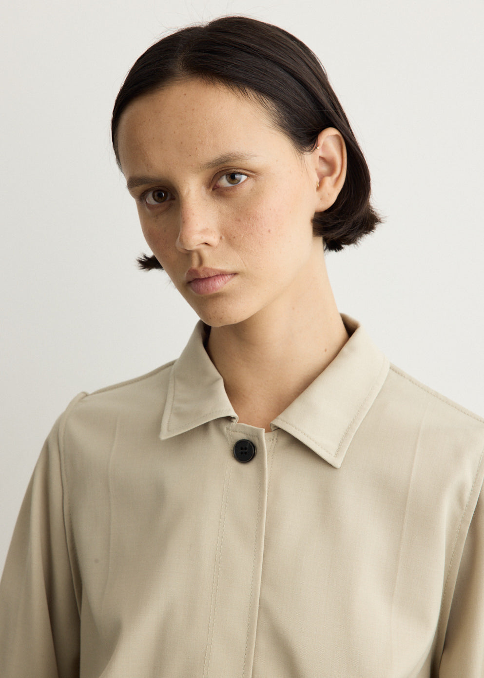 Pinched Shirt Jacket