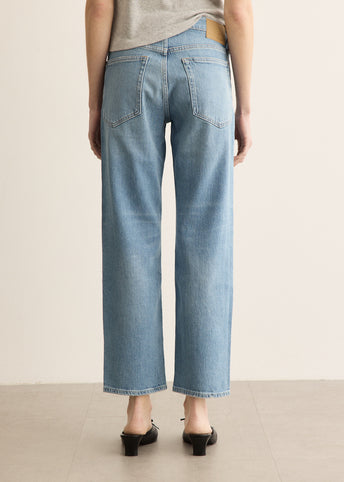 Harlow Low-Rise Ankle Straight Leg Jeans