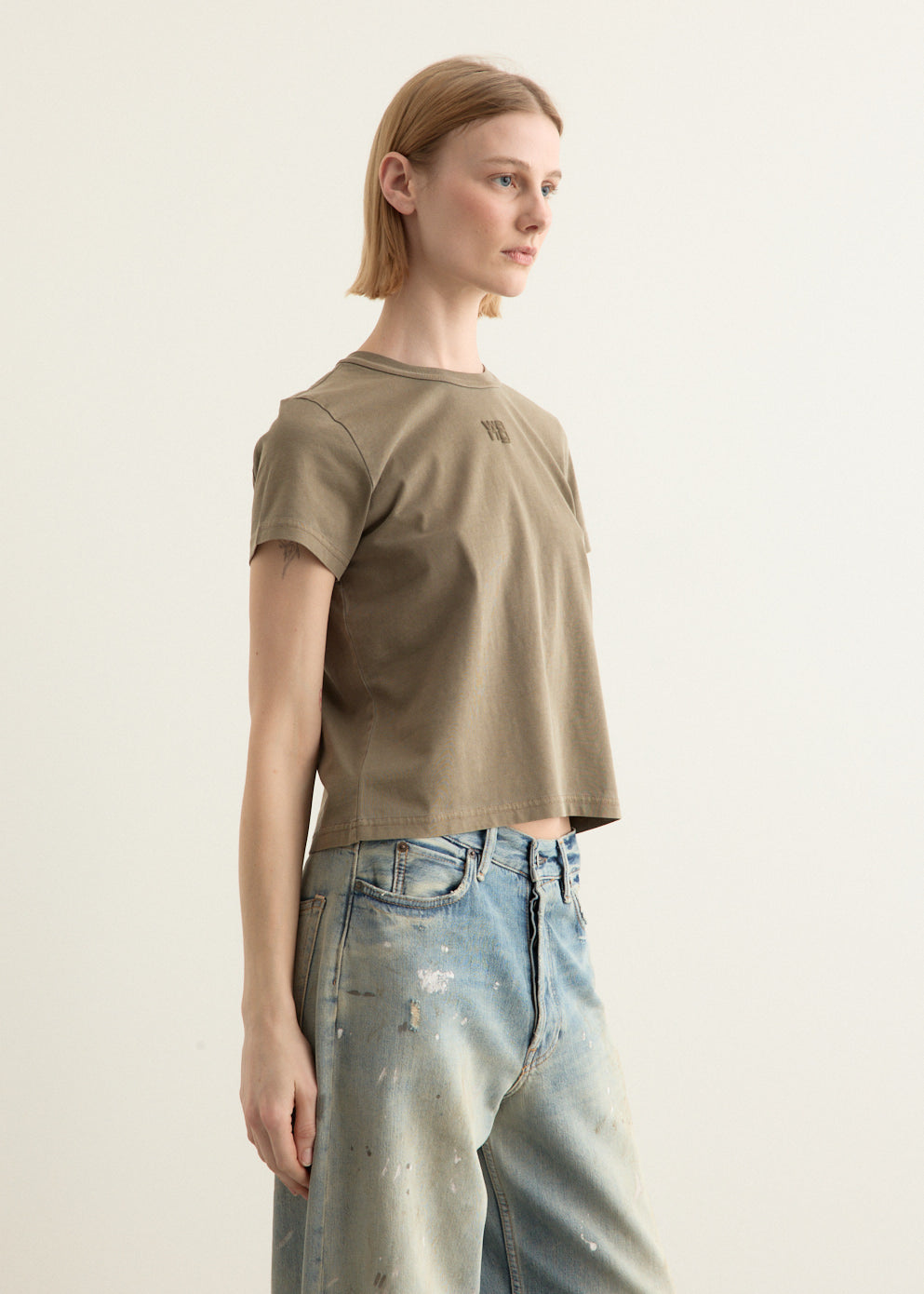 Essential Jersey Shrunken T-Shirt