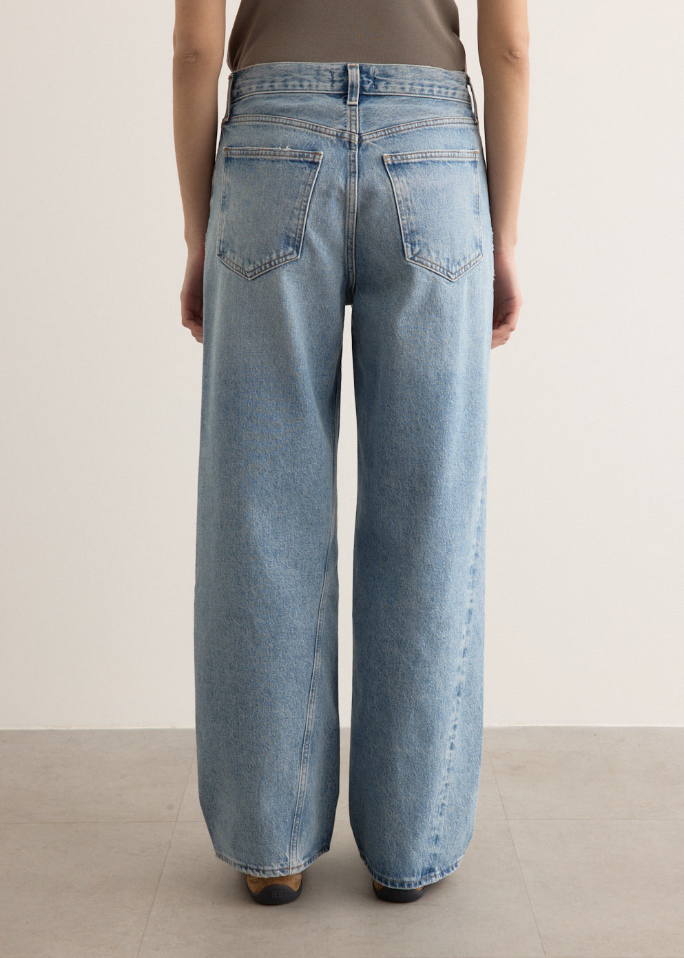 Twist Low Slung Baggy Jeans