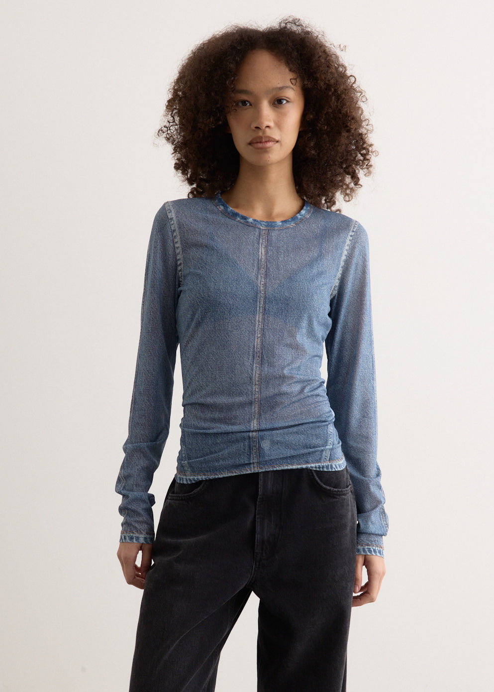 rbMiramar Mesh Long Sleeve Top