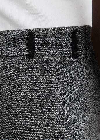 Mouline Suiting Mini Skirt