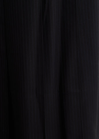 Savile Pleated Pinstripe Skirt