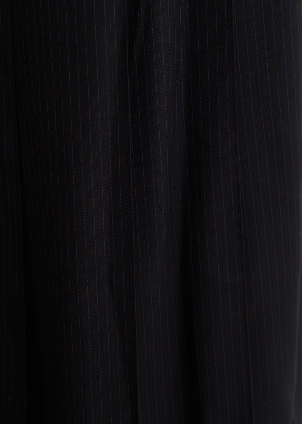 Savile Pleated Pinstripe Skirt