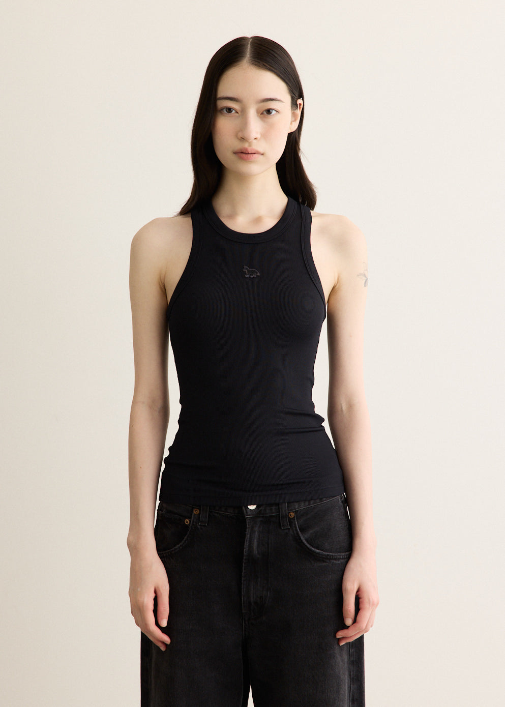Baby Fox Ribbed Tank Top