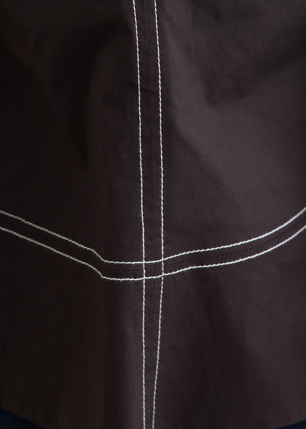 Stretch Cotton A-line Top