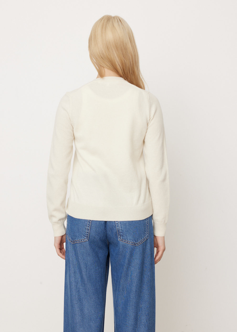 N065 White Heart Cardigan