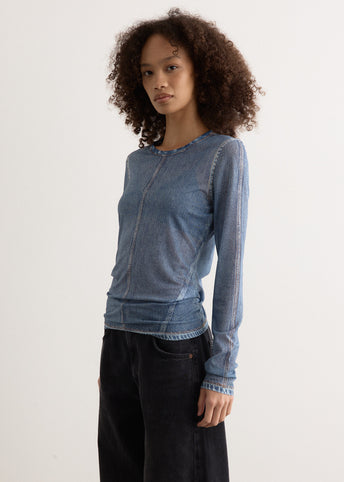 rbMiramar Mesh Long Sleeve Top