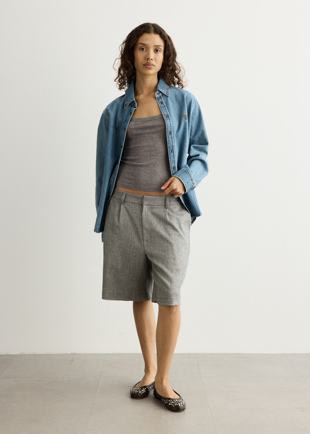 Contrasted Ami De Coeur Shirt