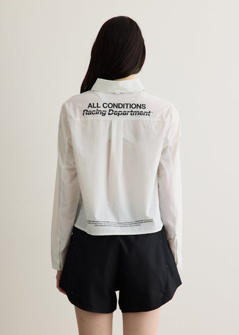 Women's ACG Aireez Button Long Sleeve Graphic Trail Running Top