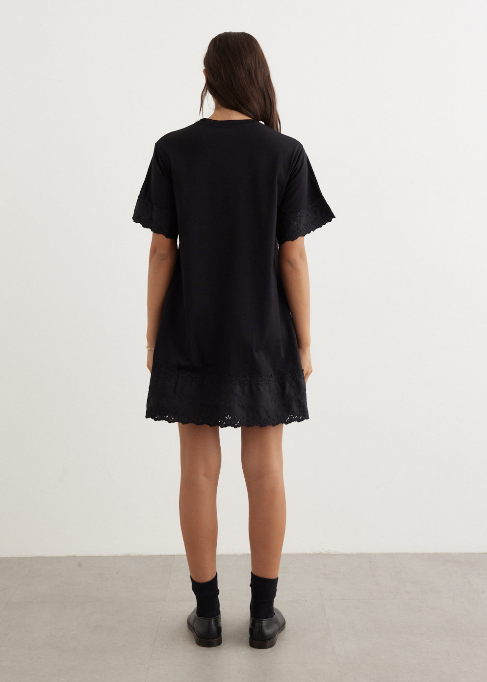 Beaded A-Line T-Shirt Dress