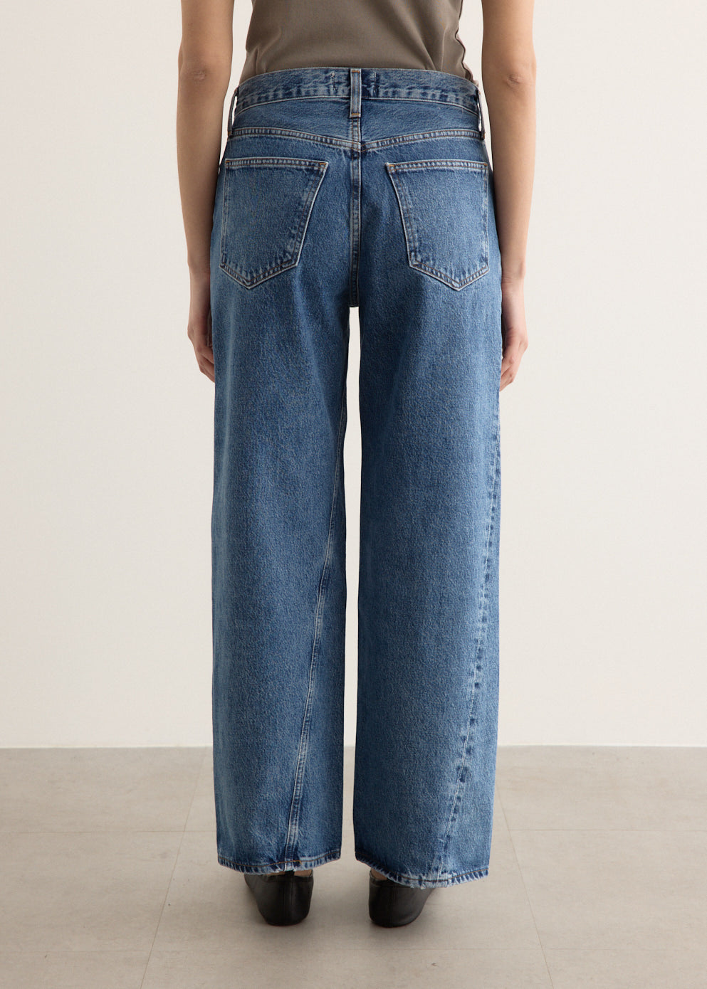 Twist Low Slung Baggy Jeans