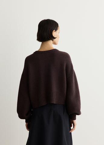 Puff Sleeve Cardigan