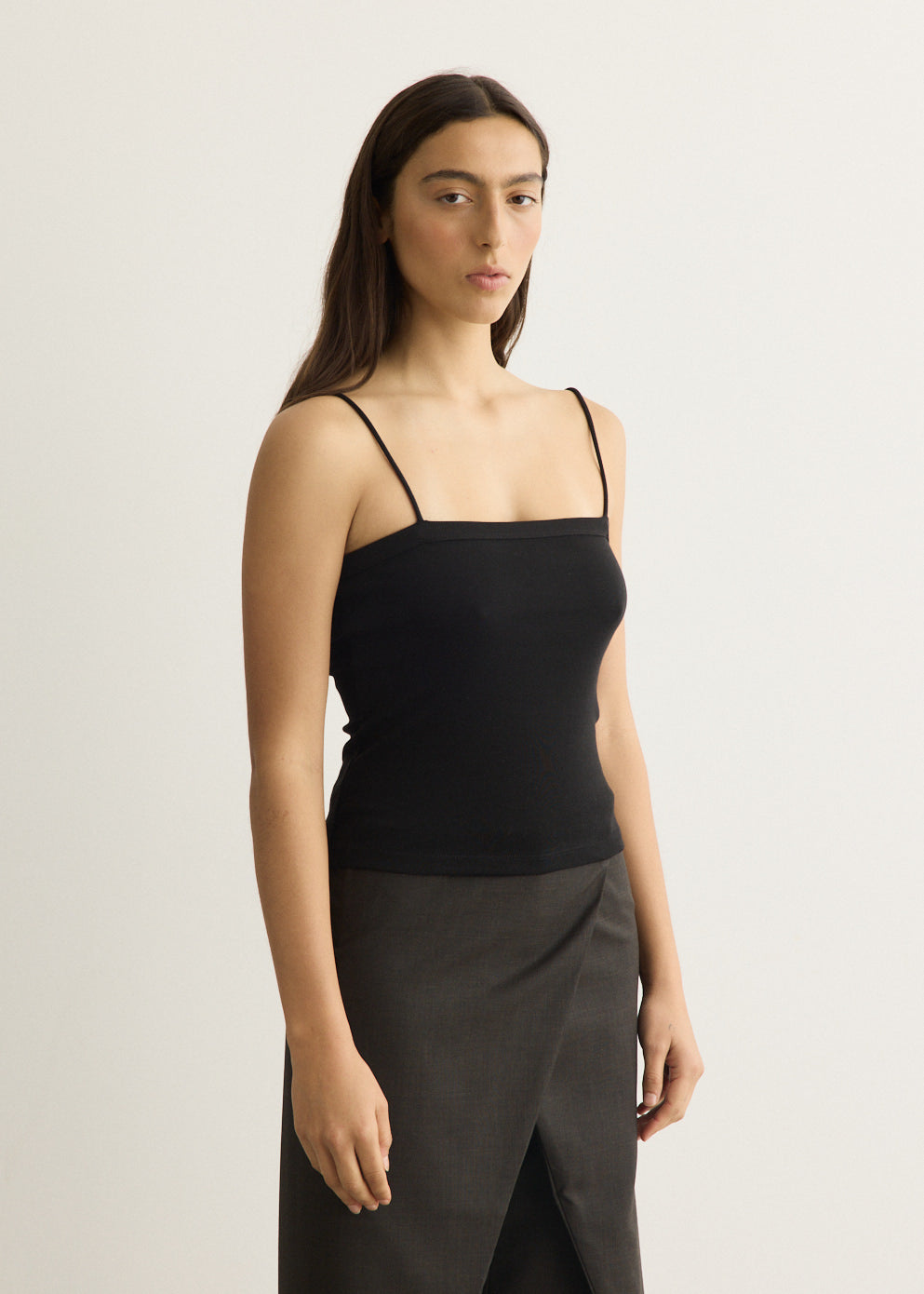 Organic Cotton Square Neck Cami Top