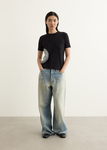 Stretch Cotton Jersey Baby T-Shirt