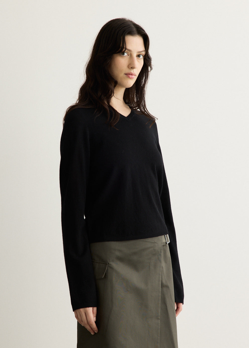 Fine Merino V Neck Sweater