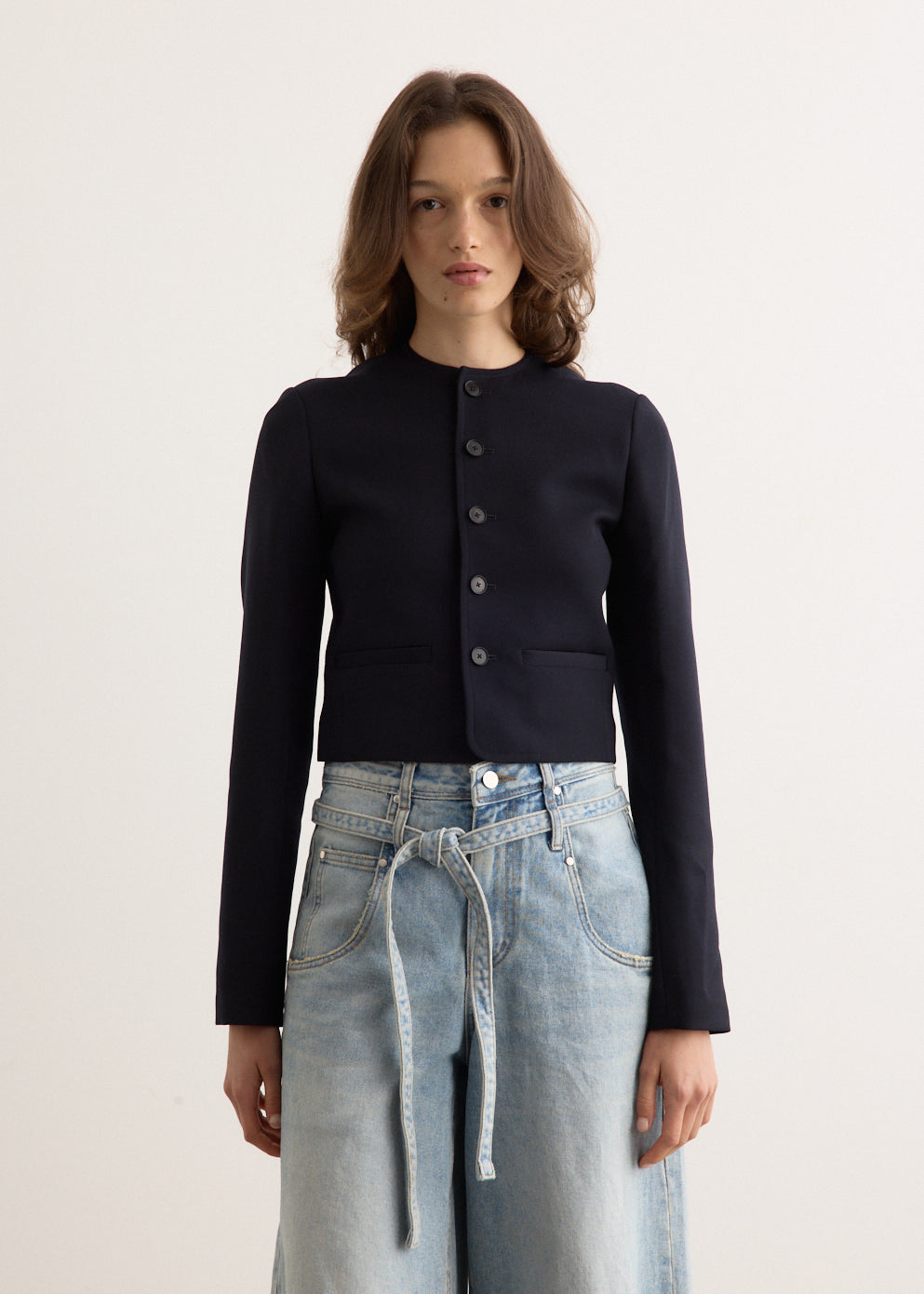 Auralee - High Density Wool Twill Short Jacket - Jacket Jacket