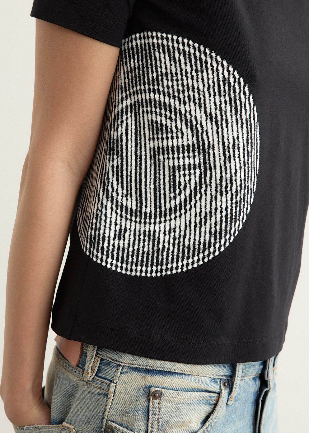 Stretch Cotton Jersey Baby T-Shirt