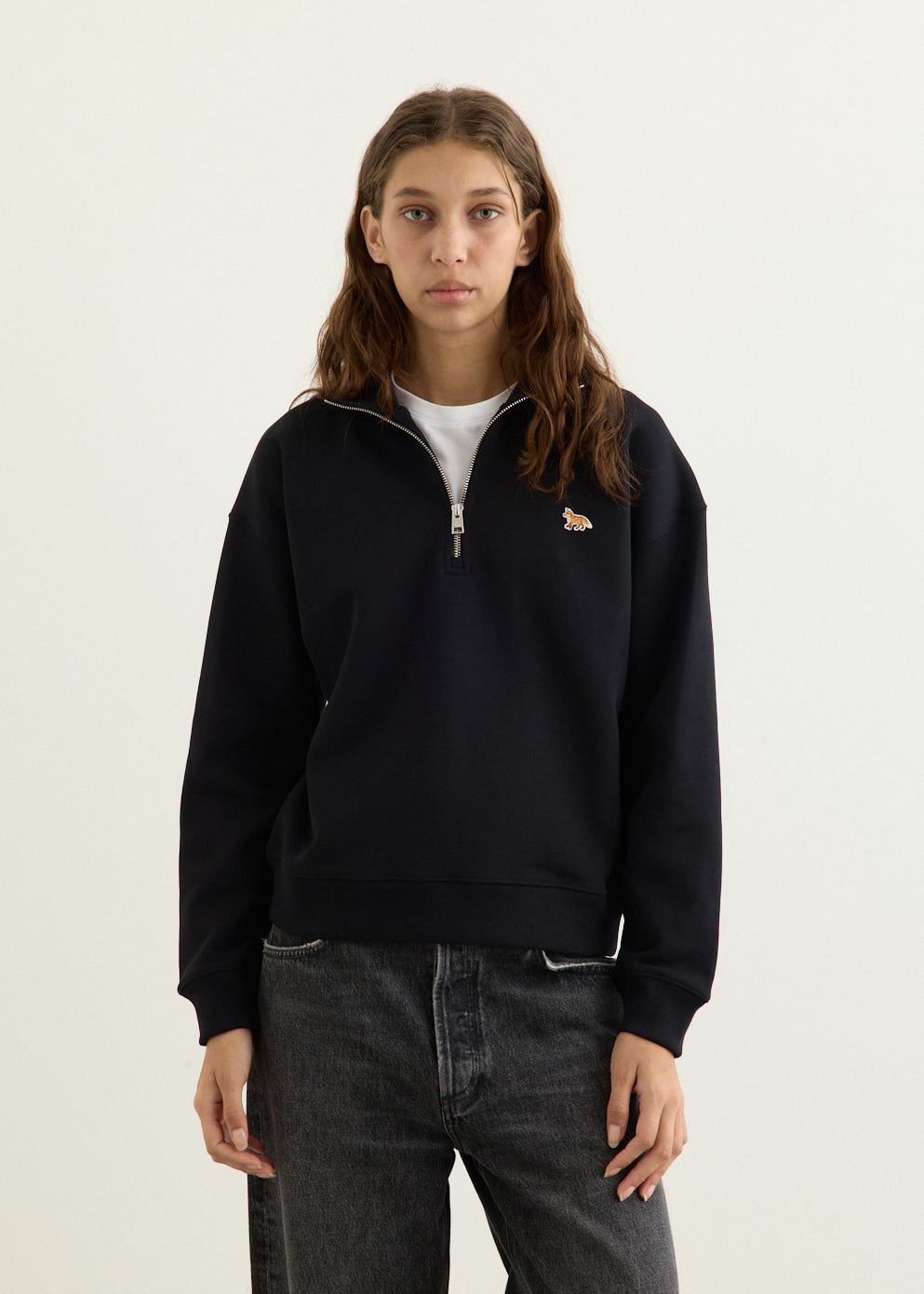 Baby Fox Half Zipped Sweatshirt