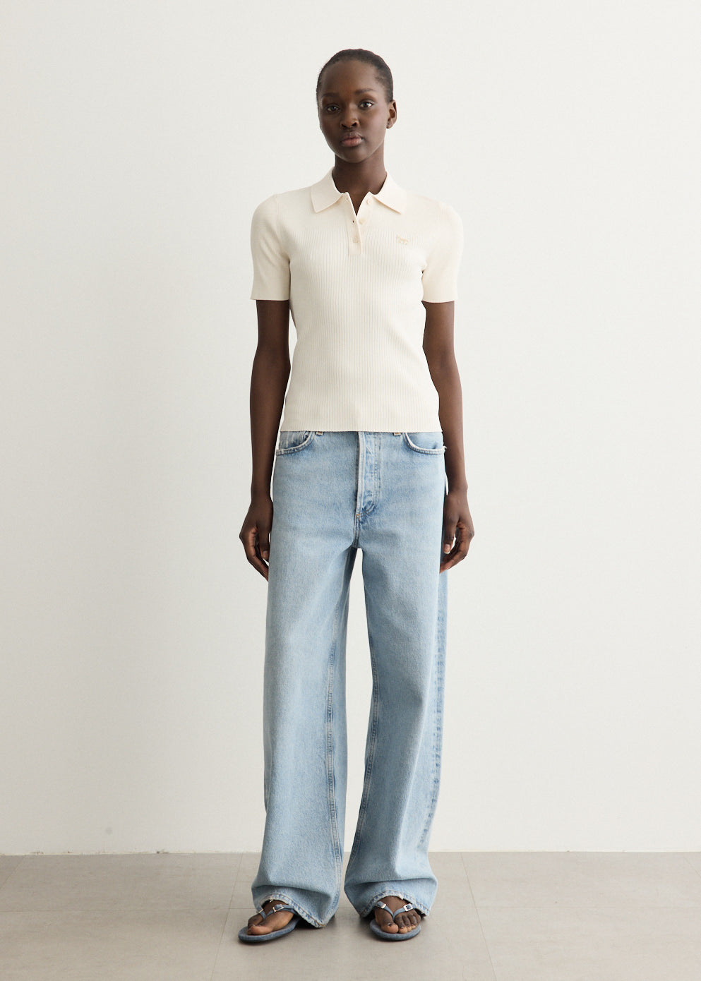 Baby Fox Pleat Rib Polo