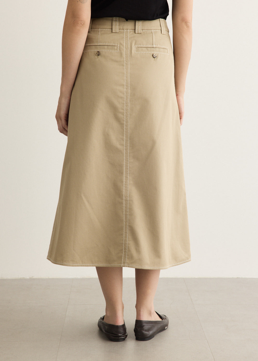 Long Trapeze Skirt