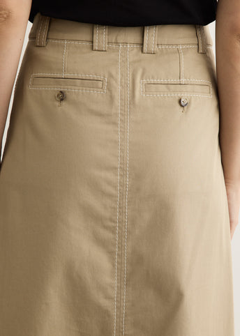 Long Trapeze Skirt