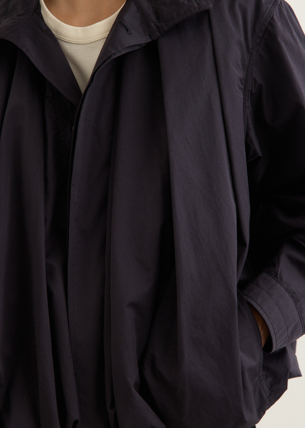 Soft Pleated Blouson