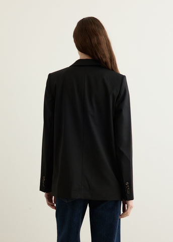 Calendered Wool Blazer