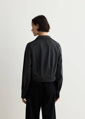 Pinched Shirt Jacket