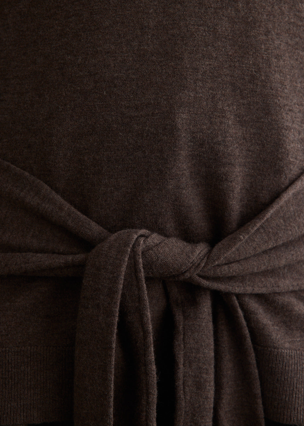 Fine Merino Tie Waist Top