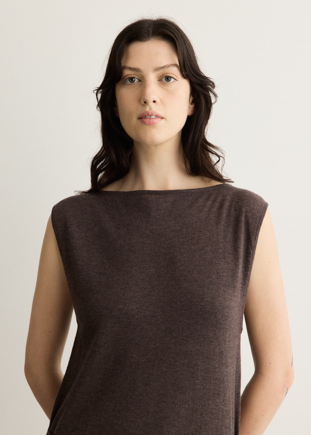 Fine Merino Tie Waist Top
