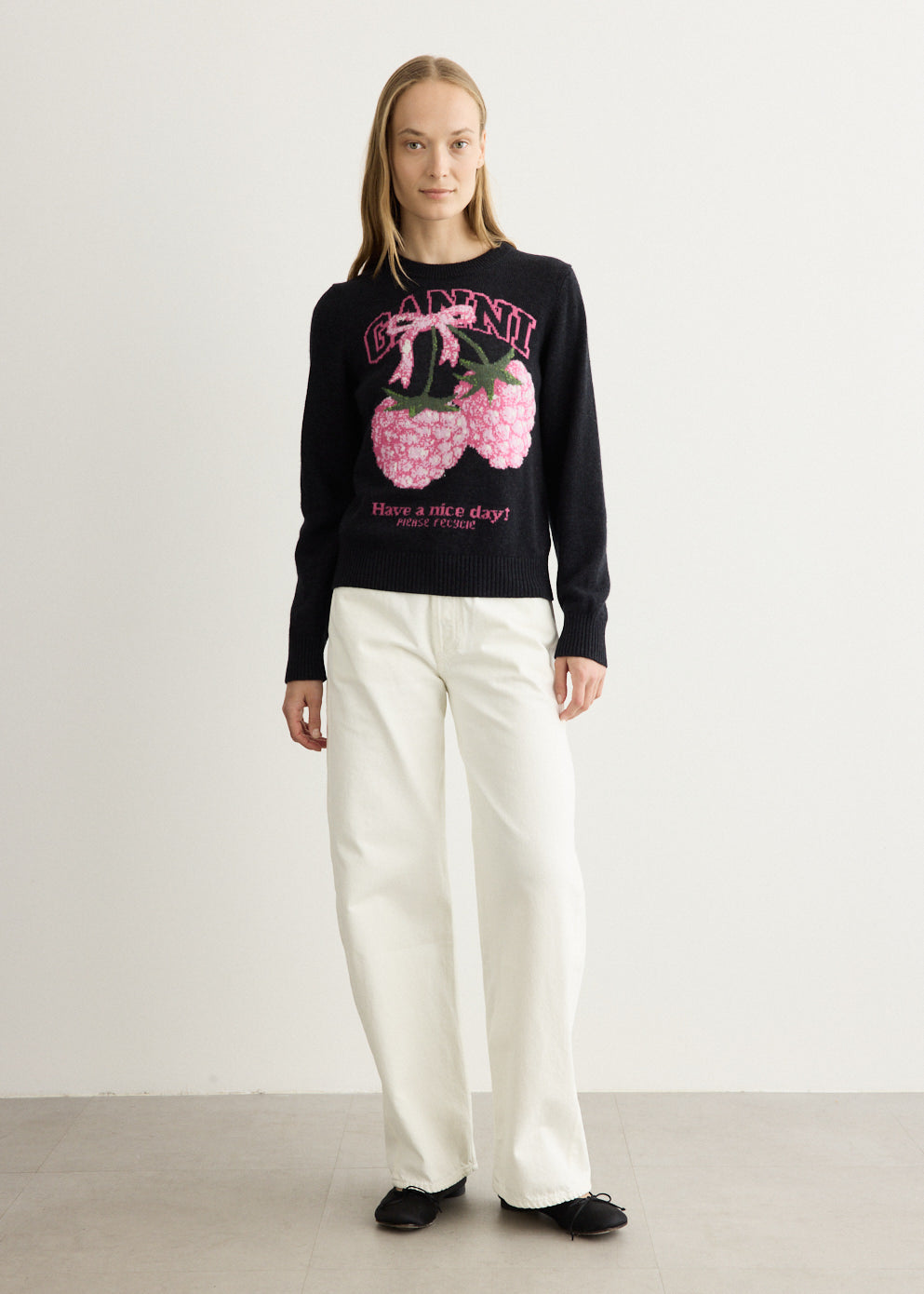 Graphic Wool Sweater