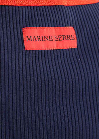Moon Logo Bicolour Ribbed Jersey