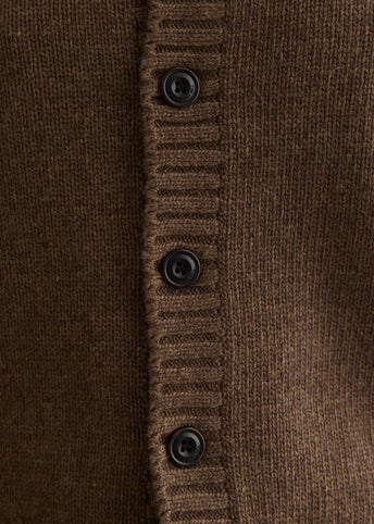 Shirt Layered Cardigan