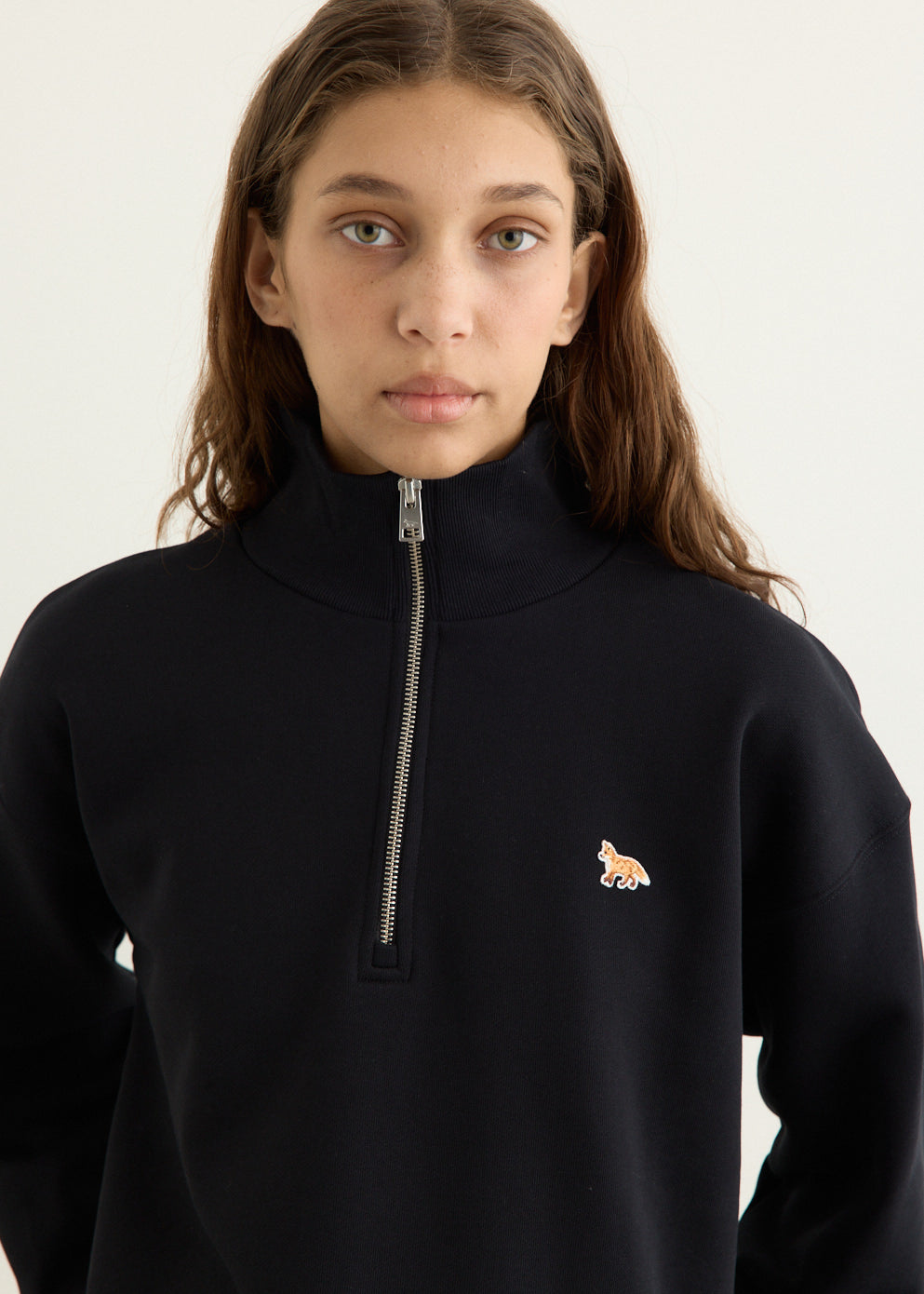 Baby Fox Half Zipped Sweatshirt