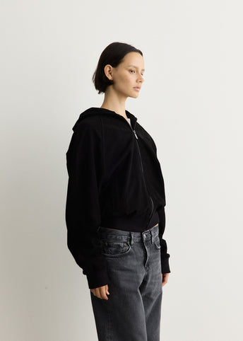 Leather Sweatshirt Hoodie