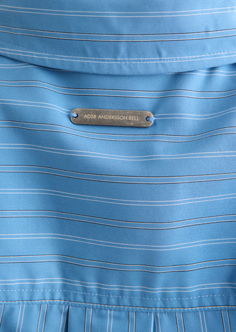 Sleeve Layered Stripe Shirt