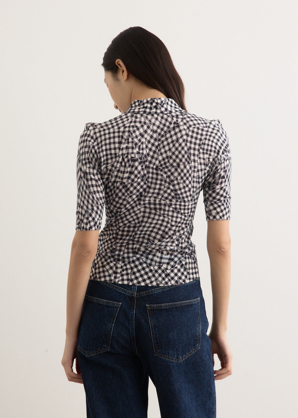 Sheer Cotton Printed Polo