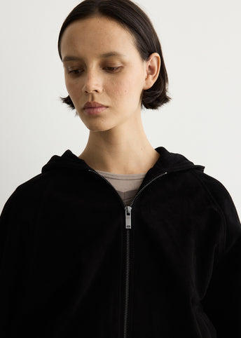 Leather Sweatshirt Hoodie