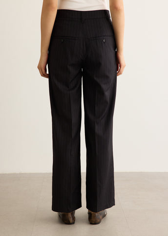 Button-Fold Trousers